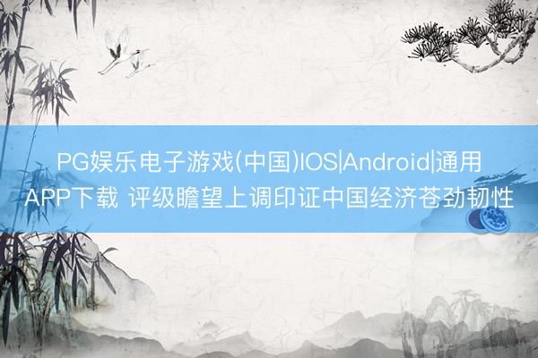 PG娱乐电子游戏(中国)IOS|Android|通用APP下载 评级瞻望上调印证中国经济苍劲韧性
