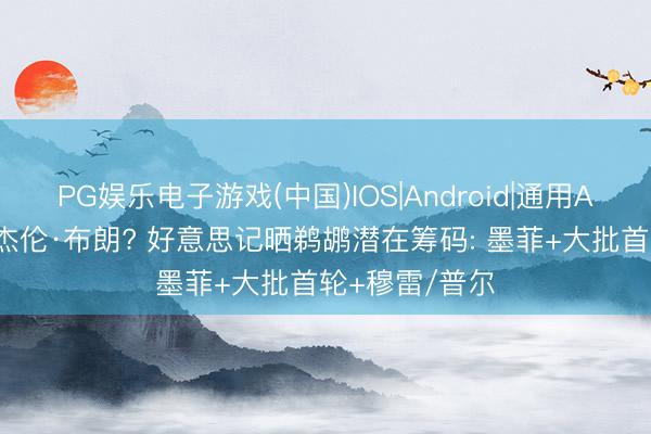 PG娱乐电子游戏(中国)IOS|Android|通用APP下载 有意杰伦·布朗? 好意思记晒鹈鹕潜在筹码: 墨菲+大批首轮+穆雷/普尔