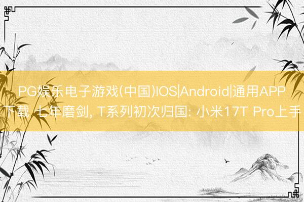 PG娱乐电子游戏(中国)IOS|Android|通用APP下载 七年磨剑, T系列初次归国: 小米17T Pro上手