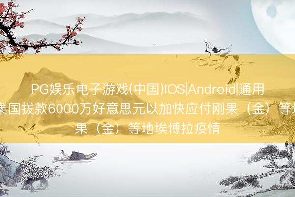 PG娱乐电子游戏(中国)IOS|Android|通用APP下载 齐集国拨款6000万好意思元以加快应付刚果（金）等地埃博拉疫情