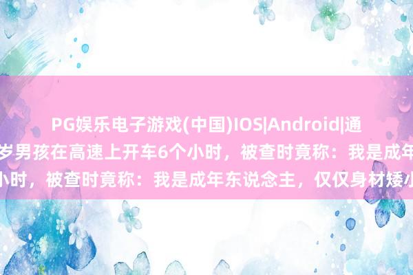 PG娱乐电子游戏(中国)IOS|Android|通用APP下载 凌晨4点，12岁男孩在高速上开车6个小时，被查时竟称：我是成年东说念主，仅仅身材矮小